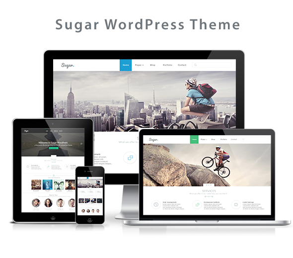 Sugar - Business Responsive WordPress Theme - 1